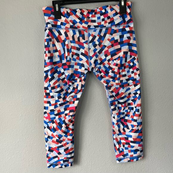 Lululemon Wunder Under Crop III 10 Capoeira Multi Activewear 21" - Picture 4 of 6